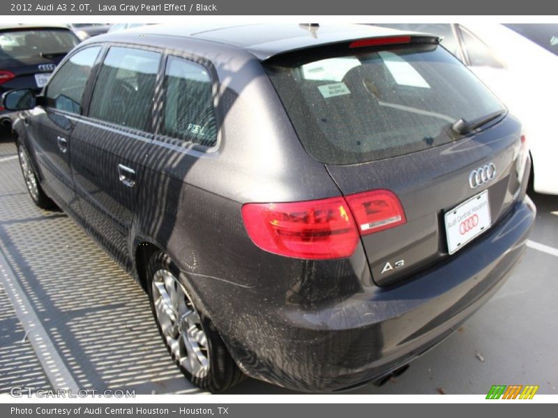 Lava Gray Pearl Effect / Black 2012 Audi A3 2.0T
