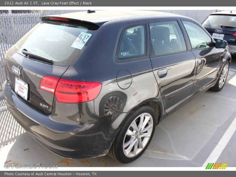 Lava Gray Pearl Effect / Black 2012 Audi A3 2.0T