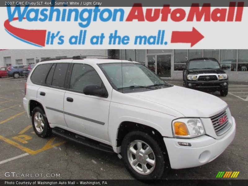 Summit White / Light Gray 2007 GMC Envoy SLT 4x4
