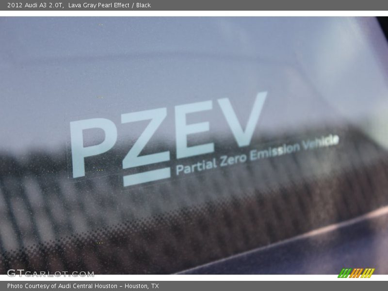 Lava Gray Pearl Effect / Black 2012 Audi A3 2.0T
