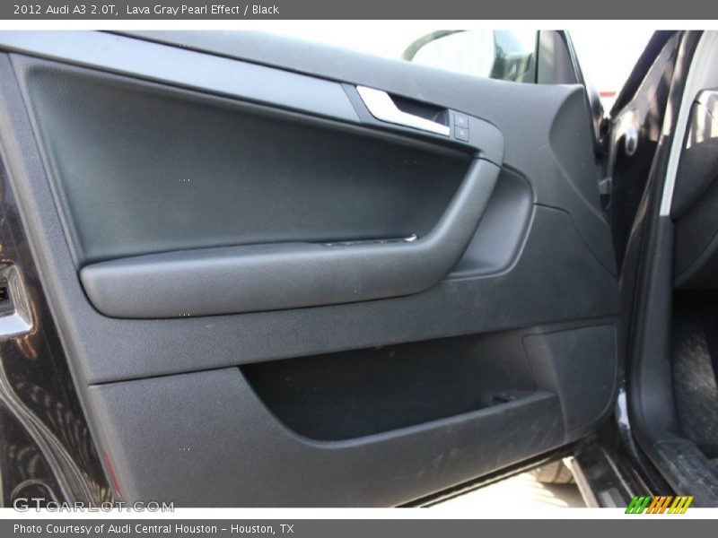 Lava Gray Pearl Effect / Black 2012 Audi A3 2.0T