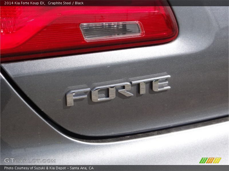 Graphite Steel / Black 2014 Kia Forte Koup EX
