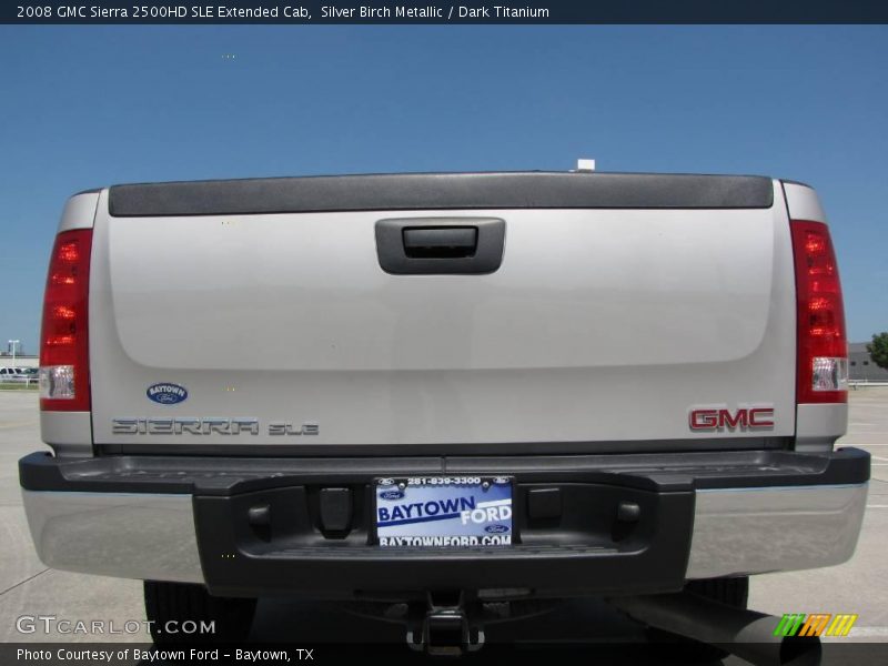 Silver Birch Metallic / Dark Titanium 2008 GMC Sierra 2500HD SLE Extended Cab