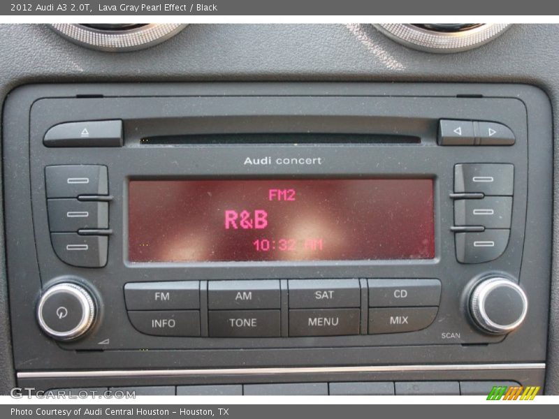 Lava Gray Pearl Effect / Black 2012 Audi A3 2.0T