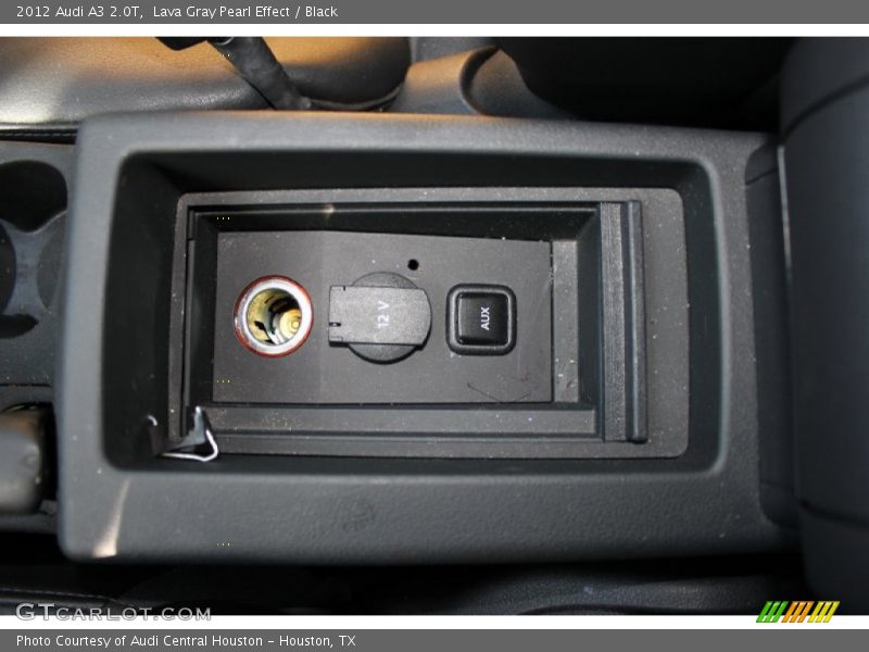 Lava Gray Pearl Effect / Black 2012 Audi A3 2.0T