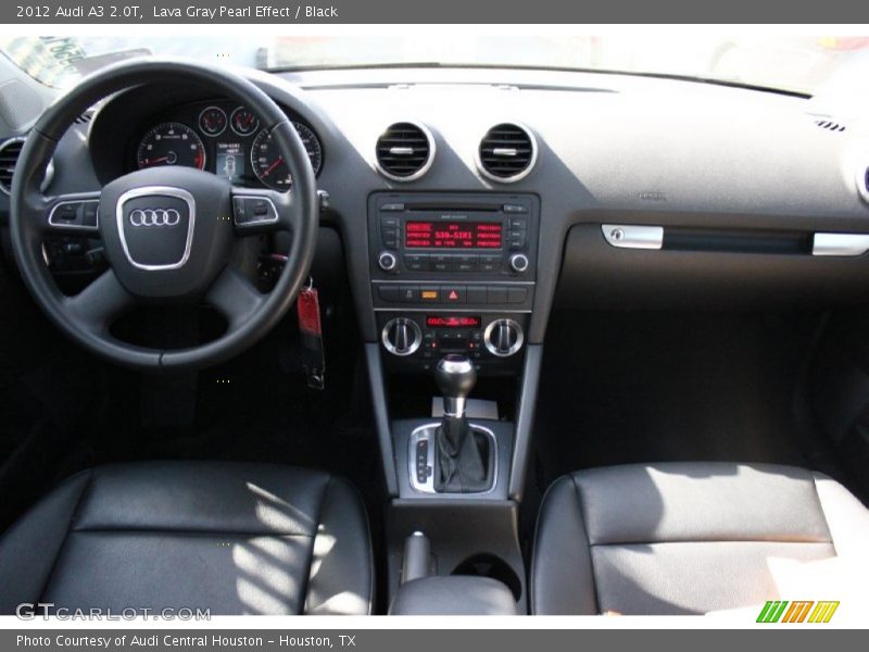 Lava Gray Pearl Effect / Black 2012 Audi A3 2.0T