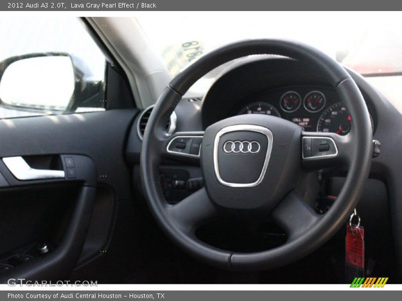 Lava Gray Pearl Effect / Black 2012 Audi A3 2.0T