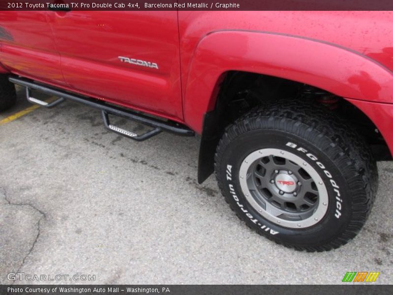 Barcelona Red Metallic / Graphite 2012 Toyota Tacoma TX Pro Double Cab 4x4