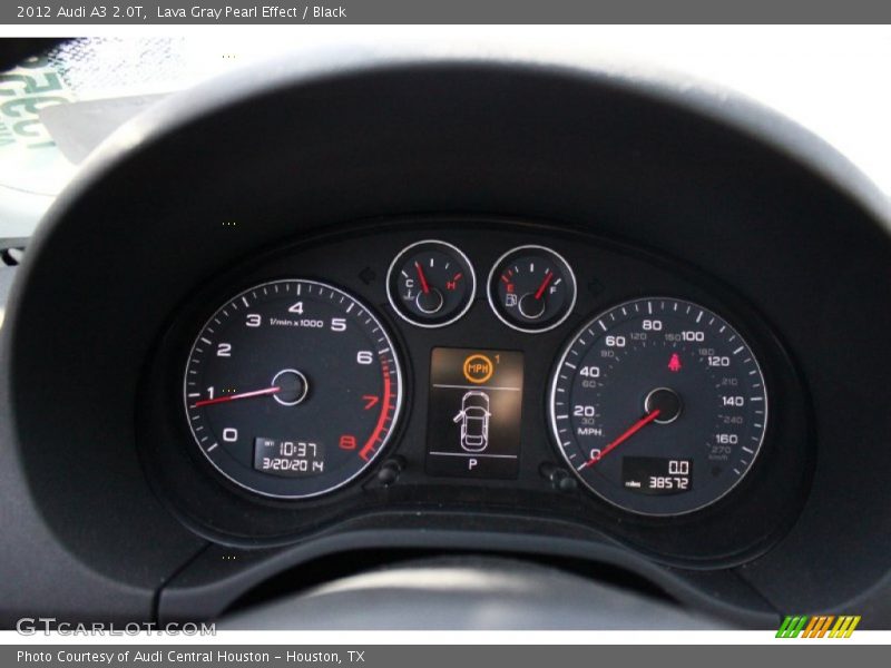 Lava Gray Pearl Effect / Black 2012 Audi A3 2.0T