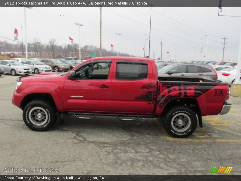  2012 Tacoma TX Pro Double Cab 4x4 Barcelona Red Metallic