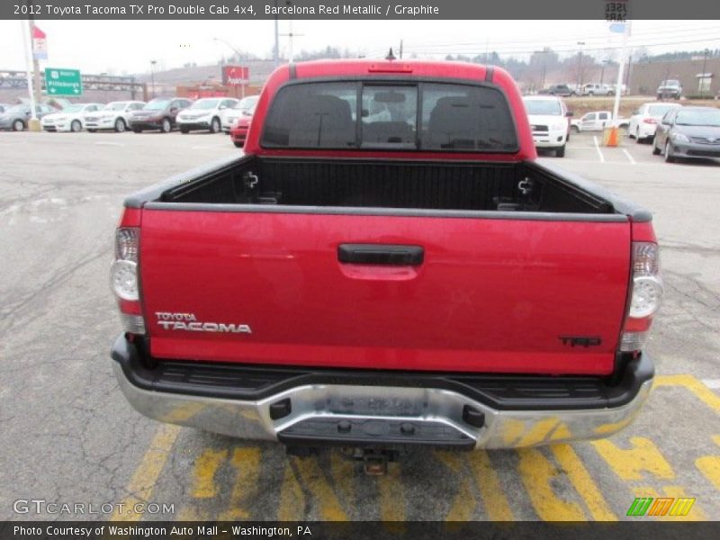 Barcelona Red Metallic / Graphite 2012 Toyota Tacoma TX Pro Double Cab 4x4