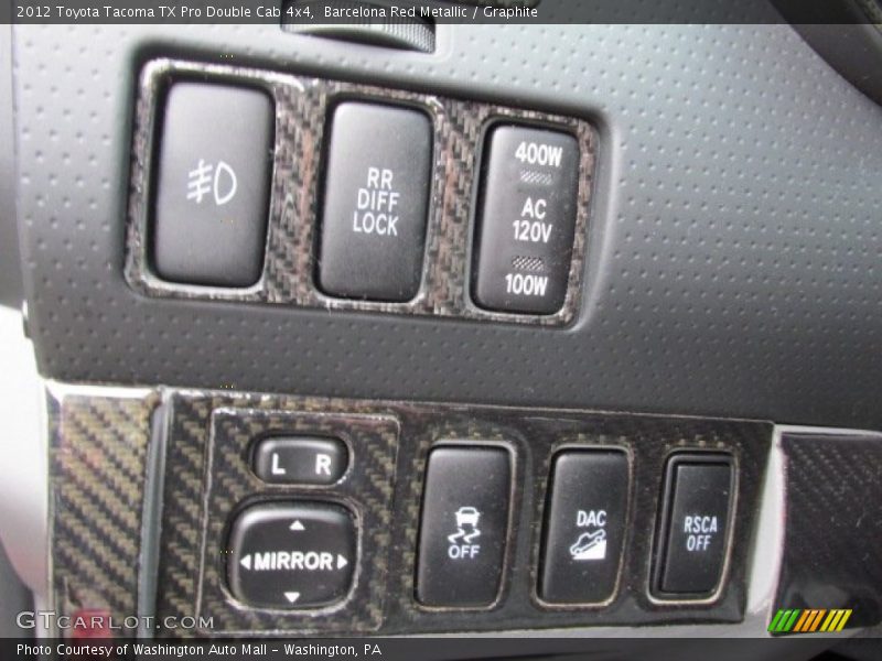 Barcelona Red Metallic / Graphite 2012 Toyota Tacoma TX Pro Double Cab 4x4