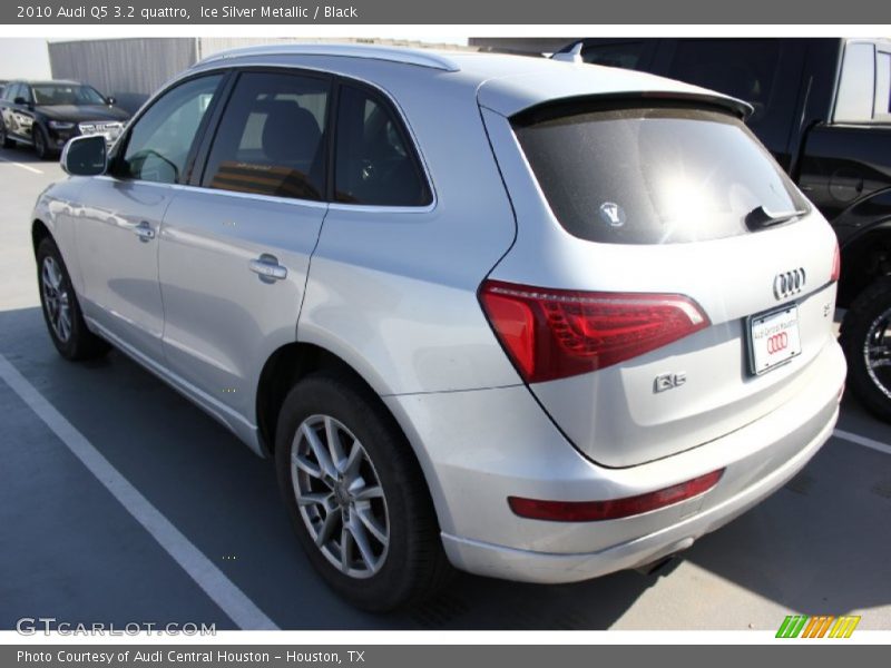 Ice Silver Metallic / Black 2010 Audi Q5 3.2 quattro