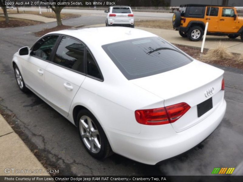 Ibis White / Black 2009 Audi A4 2.0T Premium quattro Sedan