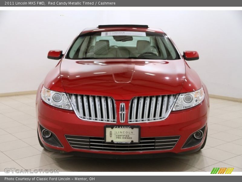 Red Candy Metallic Tinted / Cashmere 2011 Lincoln MKS FWD
