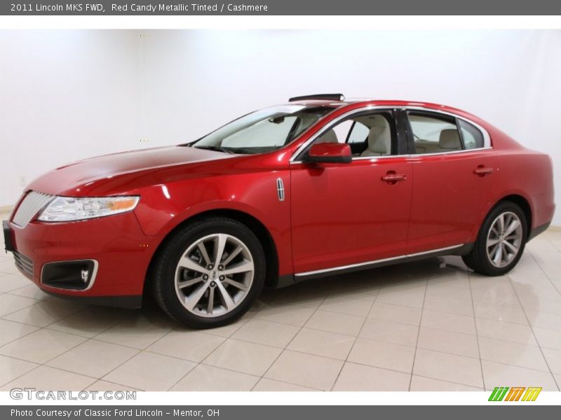Red Candy Metallic Tinted / Cashmere 2011 Lincoln MKS FWD