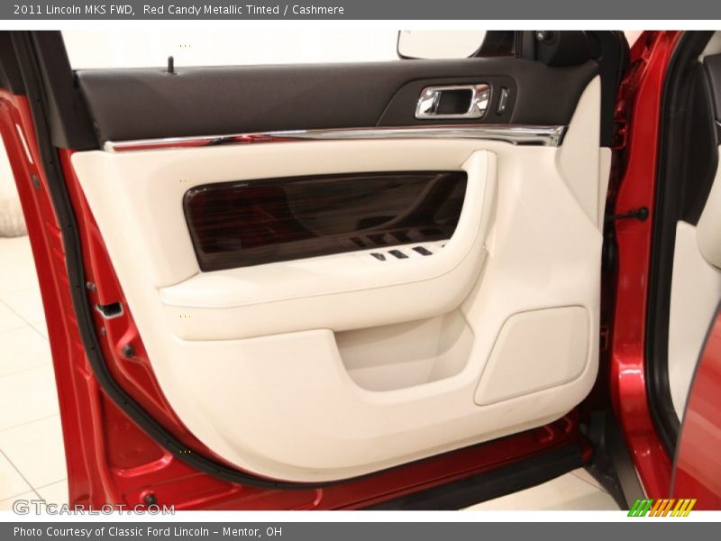 Red Candy Metallic Tinted / Cashmere 2011 Lincoln MKS FWD