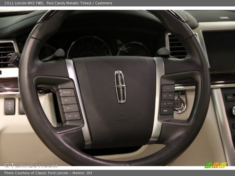 Red Candy Metallic Tinted / Cashmere 2011 Lincoln MKS FWD