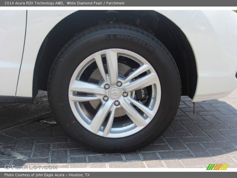 White Diamond Pearl / Parchment 2014 Acura RDX Technology AWD