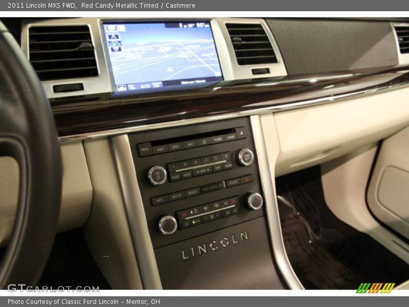 Red Candy Metallic Tinted / Cashmere 2011 Lincoln MKS FWD