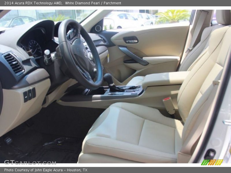 White Diamond Pearl / Parchment 2014 Acura RDX Technology AWD