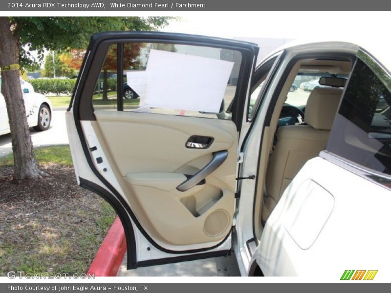 White Diamond Pearl / Parchment 2014 Acura RDX Technology AWD