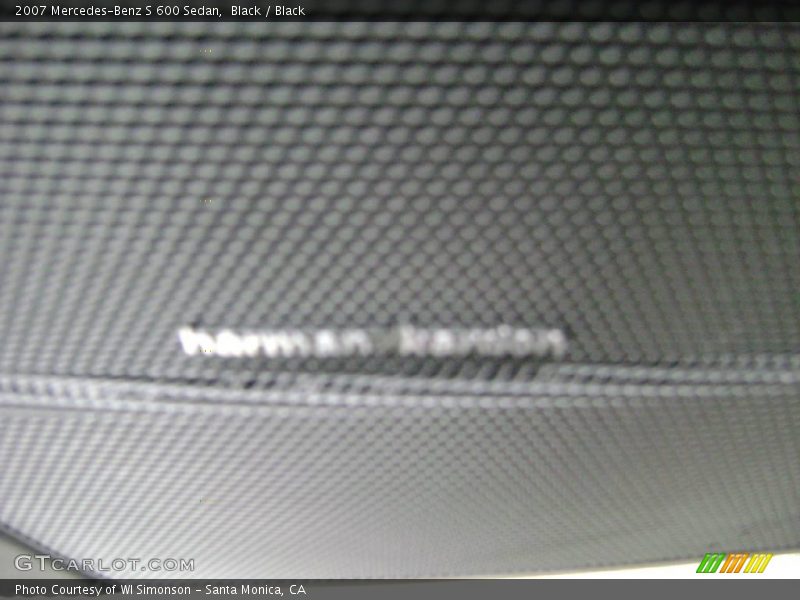 Black / Black 2007 Mercedes-Benz S 600 Sedan