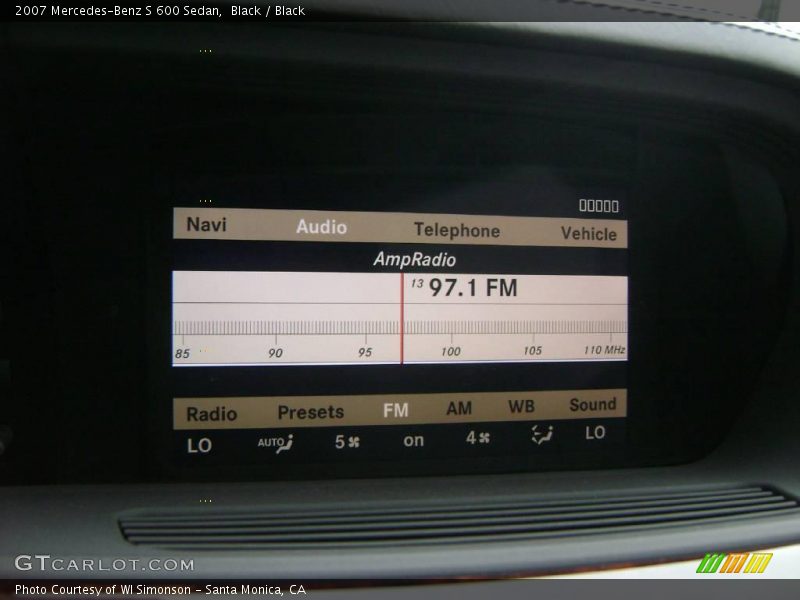 Black / Black 2007 Mercedes-Benz S 600 Sedan
