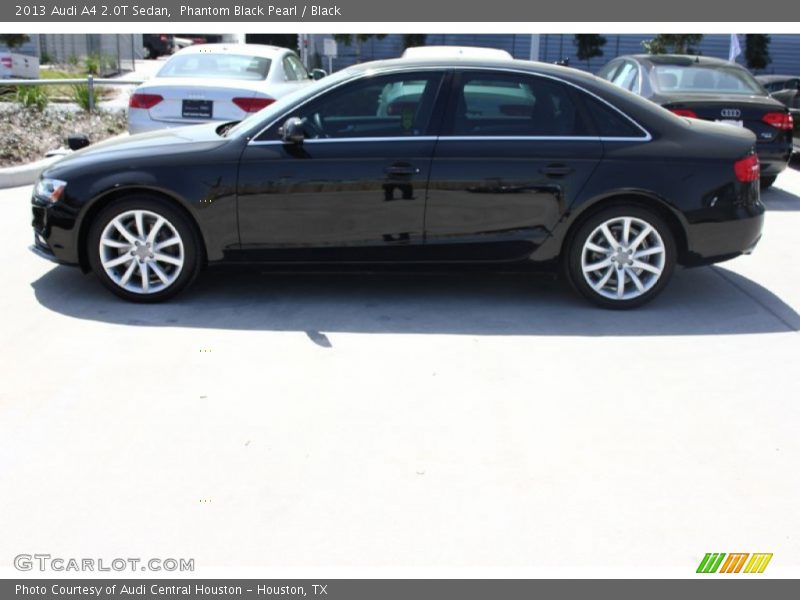 Phantom Black Pearl / Black 2013 Audi A4 2.0T Sedan
