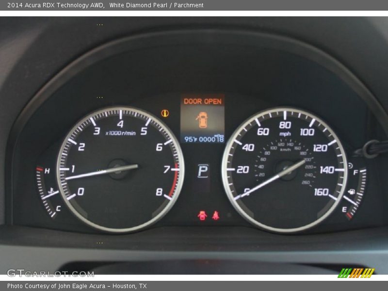 White Diamond Pearl / Parchment 2014 Acura RDX Technology AWD