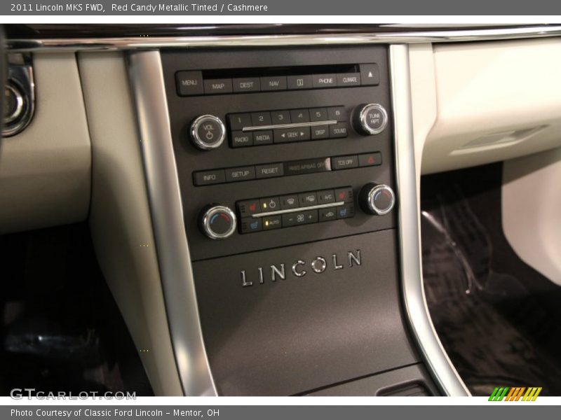 Red Candy Metallic Tinted / Cashmere 2011 Lincoln MKS FWD