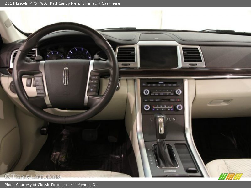 Red Candy Metallic Tinted / Cashmere 2011 Lincoln MKS FWD