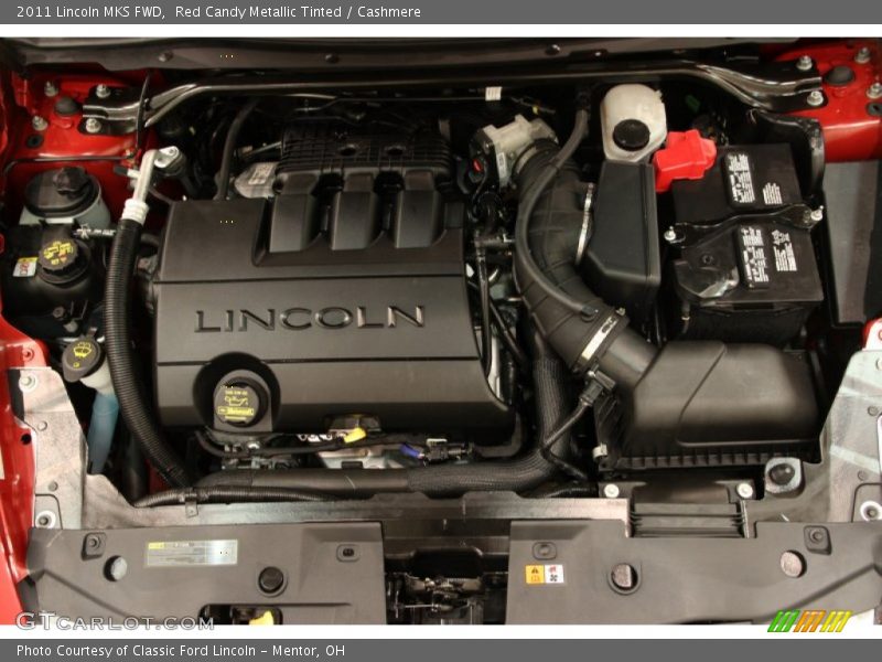 Red Candy Metallic Tinted / Cashmere 2011 Lincoln MKS FWD