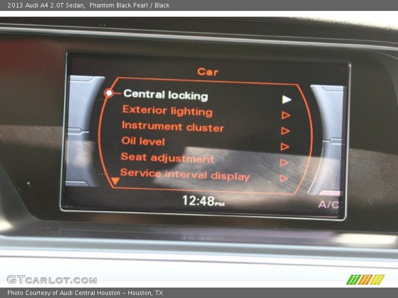 Phantom Black Pearl / Black 2013 Audi A4 2.0T Sedan