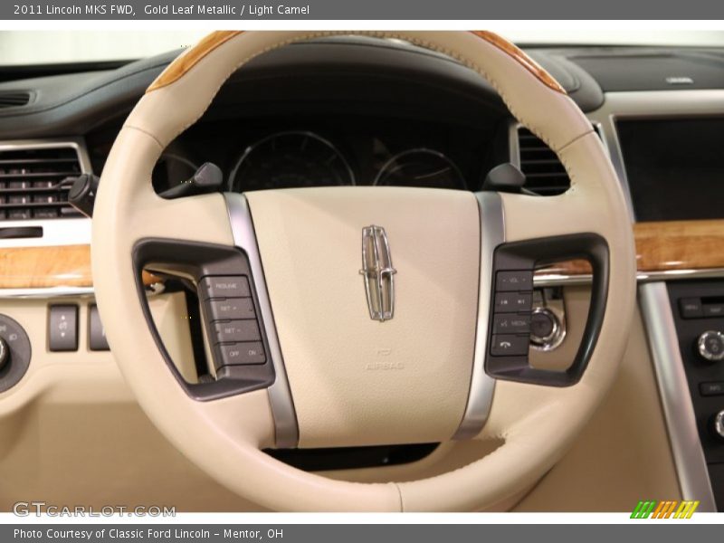 Gold Leaf Metallic / Light Camel 2011 Lincoln MKS FWD