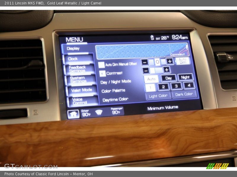 Gold Leaf Metallic / Light Camel 2011 Lincoln MKS FWD