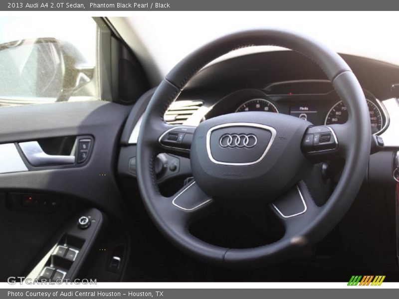 Phantom Black Pearl / Black 2013 Audi A4 2.0T Sedan