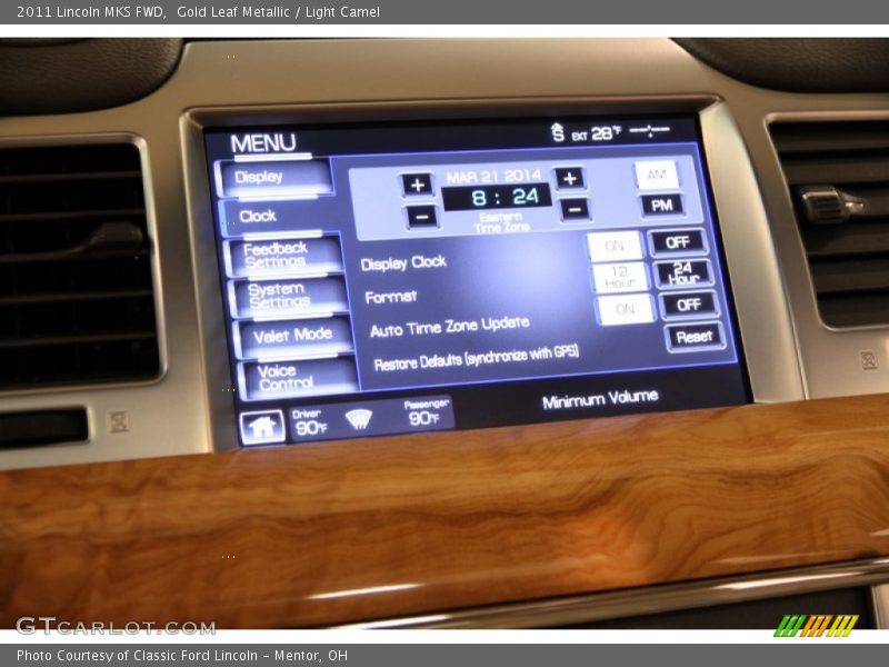 Gold Leaf Metallic / Light Camel 2011 Lincoln MKS FWD