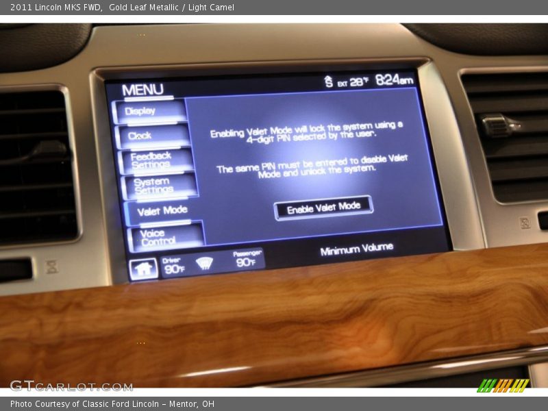 Gold Leaf Metallic / Light Camel 2011 Lincoln MKS FWD