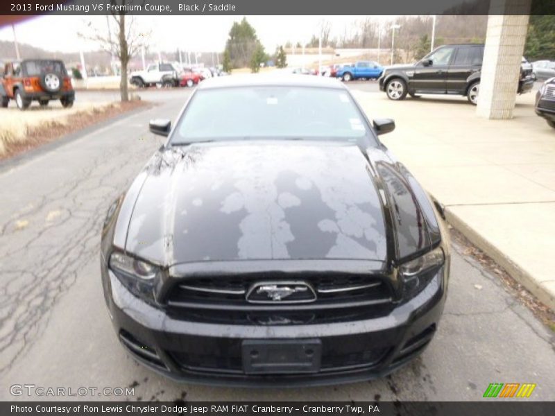 Black / Saddle 2013 Ford Mustang V6 Premium Coupe