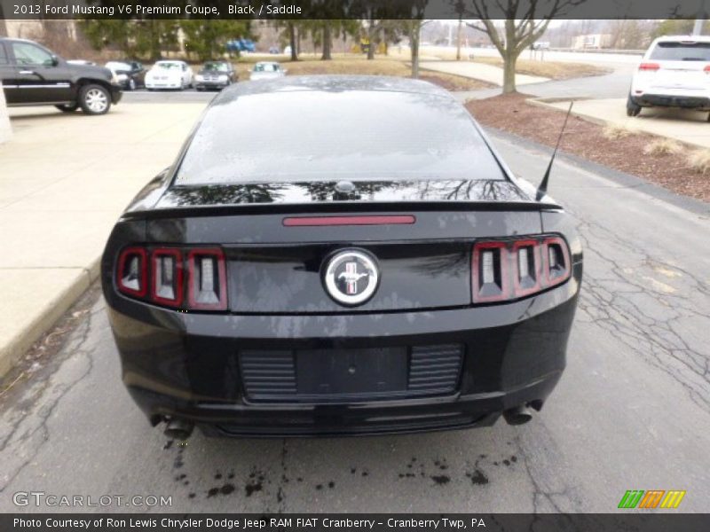 Black / Saddle 2013 Ford Mustang V6 Premium Coupe