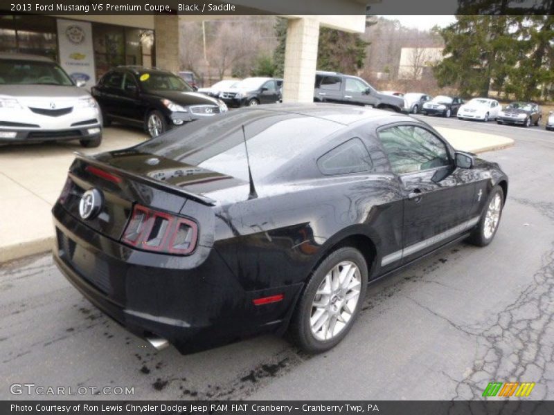 Black / Saddle 2013 Ford Mustang V6 Premium Coupe