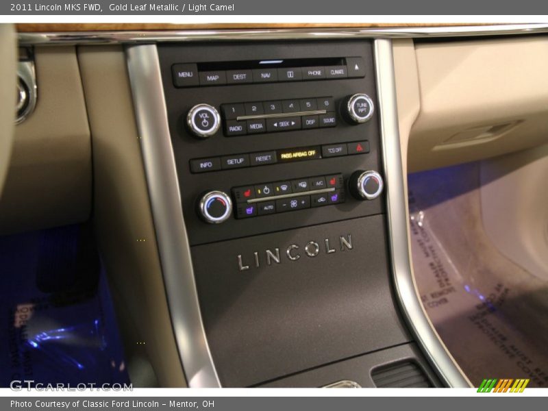 Gold Leaf Metallic / Light Camel 2011 Lincoln MKS FWD