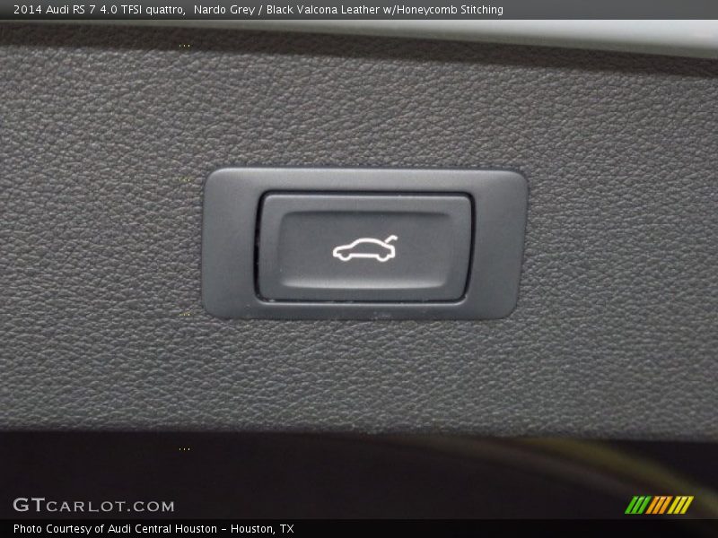 Nardo Grey / Black Valcona Leather w/Honeycomb Stitching 2014 Audi RS 7 4.0 TFSI quattro