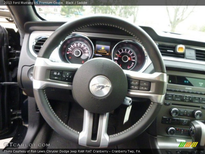 Black / Saddle 2013 Ford Mustang V6 Premium Coupe
