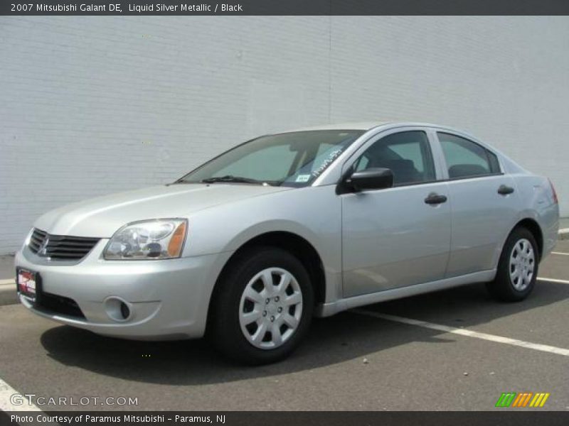Liquid Silver Metallic / Black 2007 Mitsubishi Galant DE