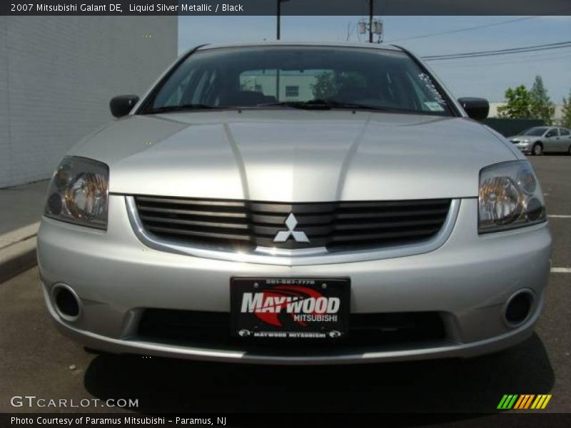 Liquid Silver Metallic / Black 2007 Mitsubishi Galant DE