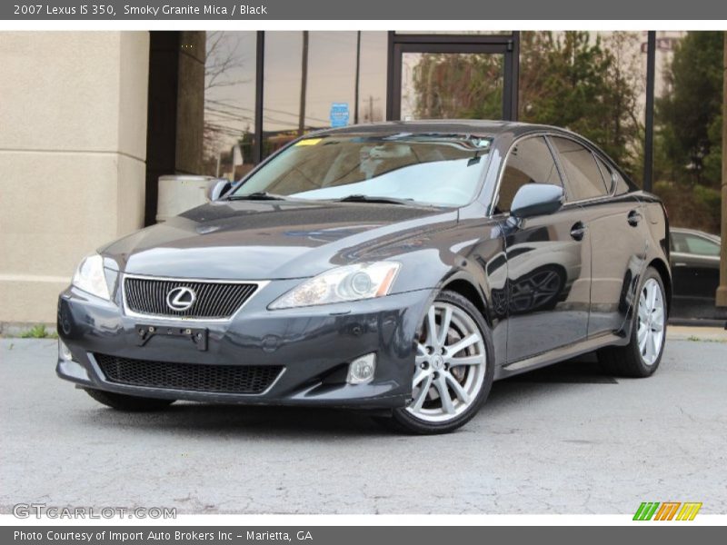 Smoky Granite Mica / Black 2007 Lexus IS 350