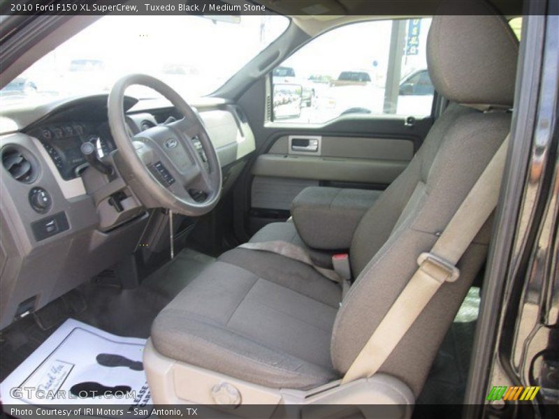 Tuxedo Black / Medium Stone 2010 Ford F150 XL SuperCrew