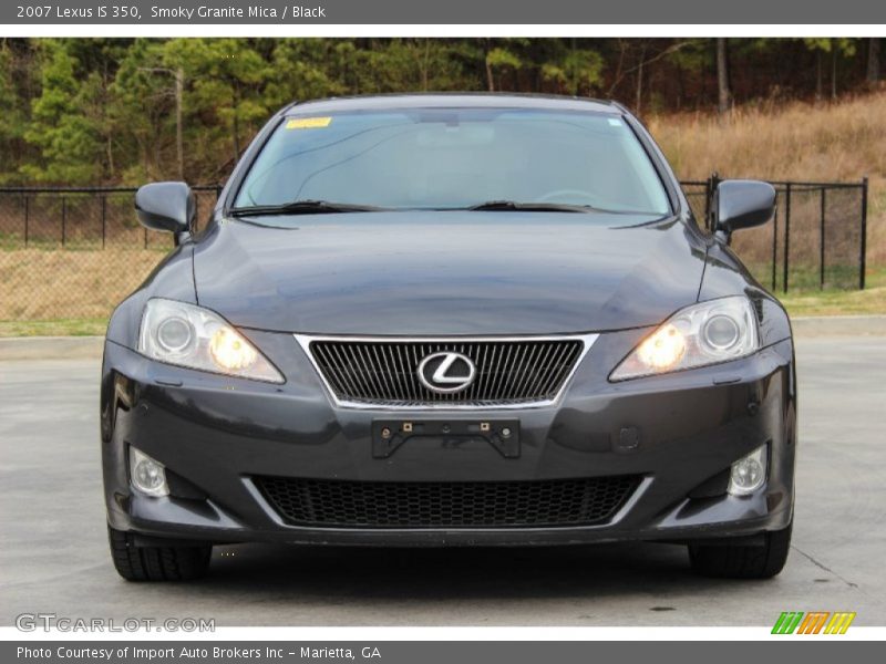 Smoky Granite Mica / Black 2007 Lexus IS 350